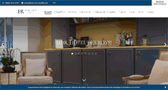 Desktop Screenshot of hotel-roys-versailles.com