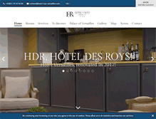 Tablet Screenshot of hotel-roys-versailles.com